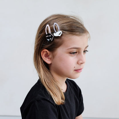 Mimi &amp; Lula - 4 hårspännen - Haunted House Halloween