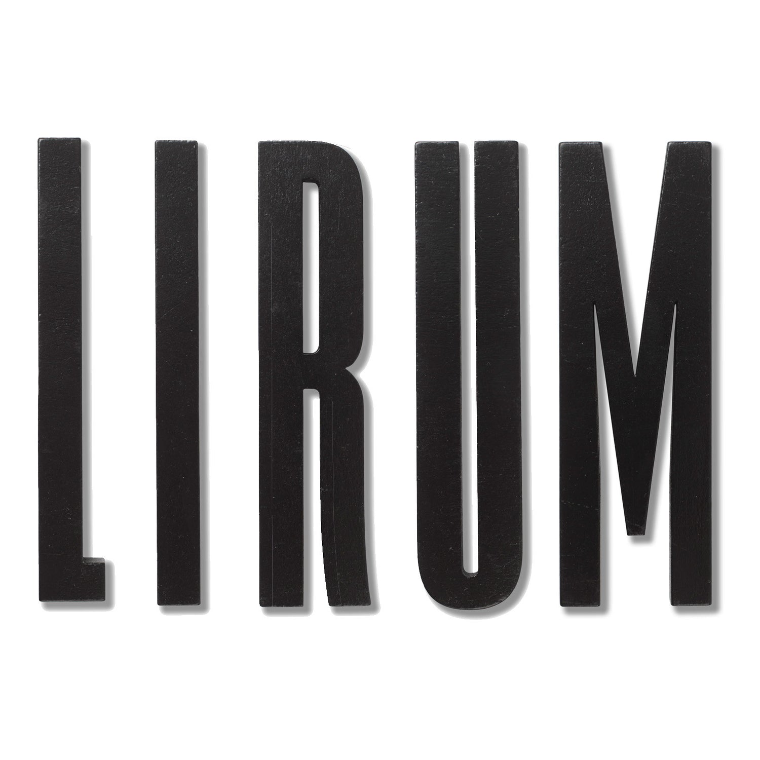 Design Letters bogstav i træ, A - Å - Sort