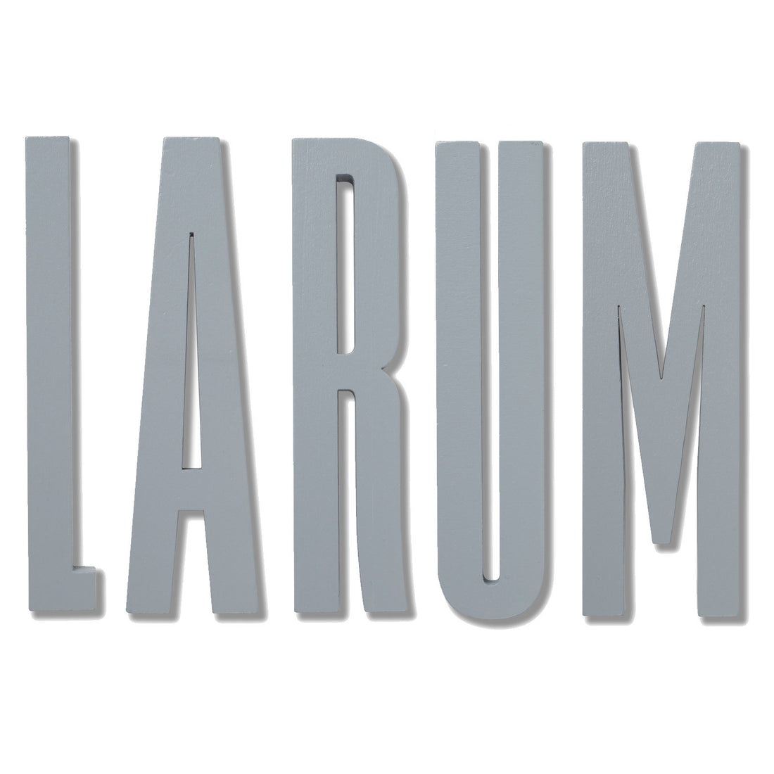 Design Letters träbokstav, A - Å - Grå
