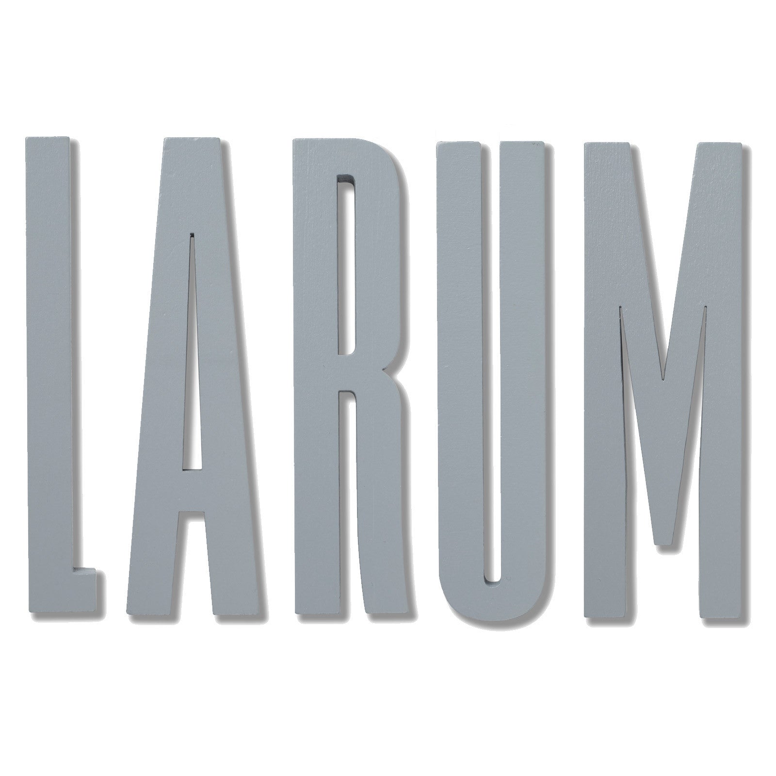 Design Letters träbokstav, A - Å - Grå