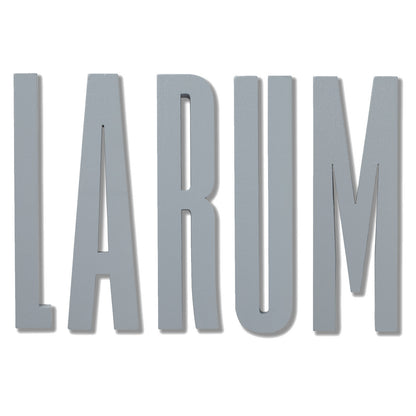 Design Letters träbokstav, A - Å - Grå