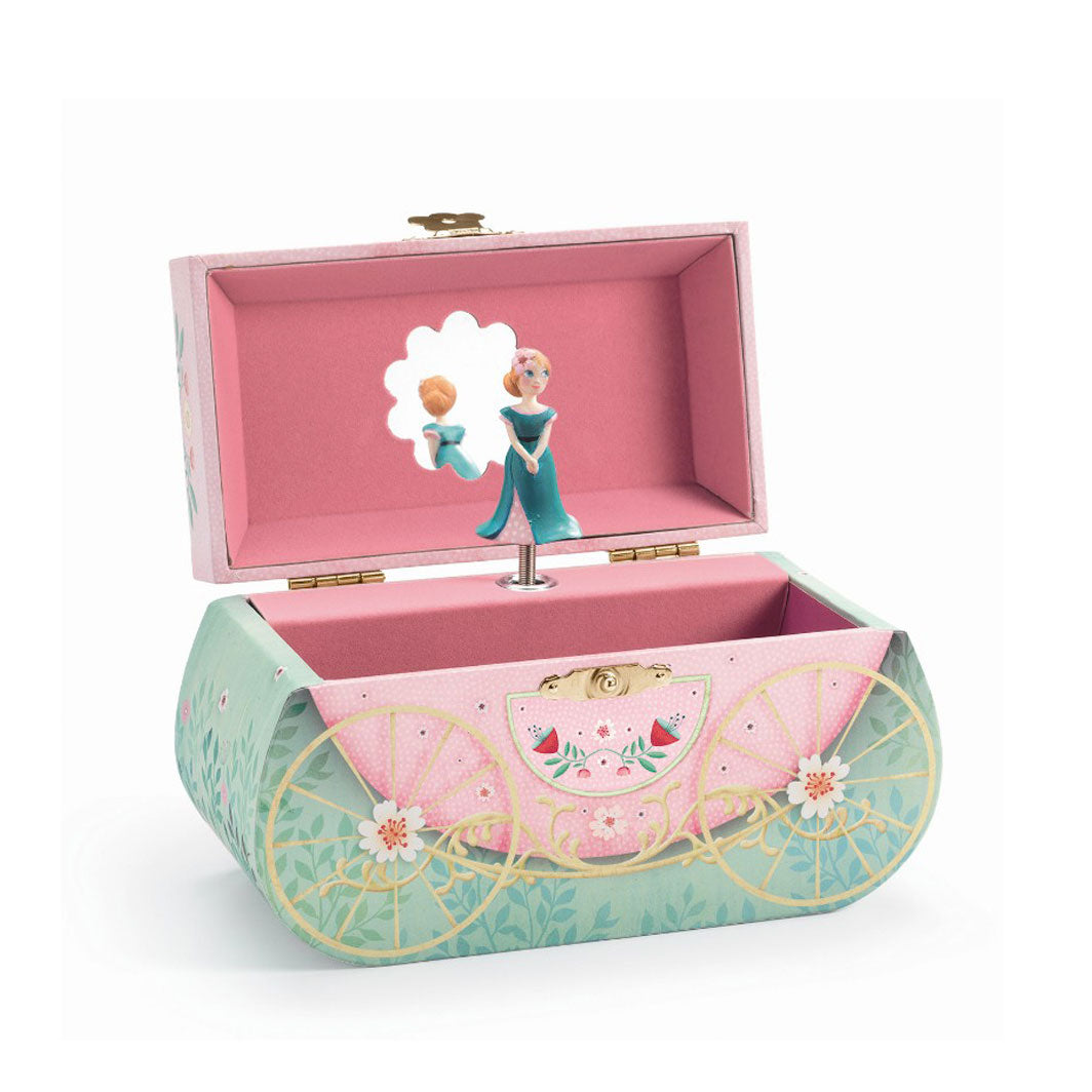 Djeco smykkeskrin m. musik, Karet