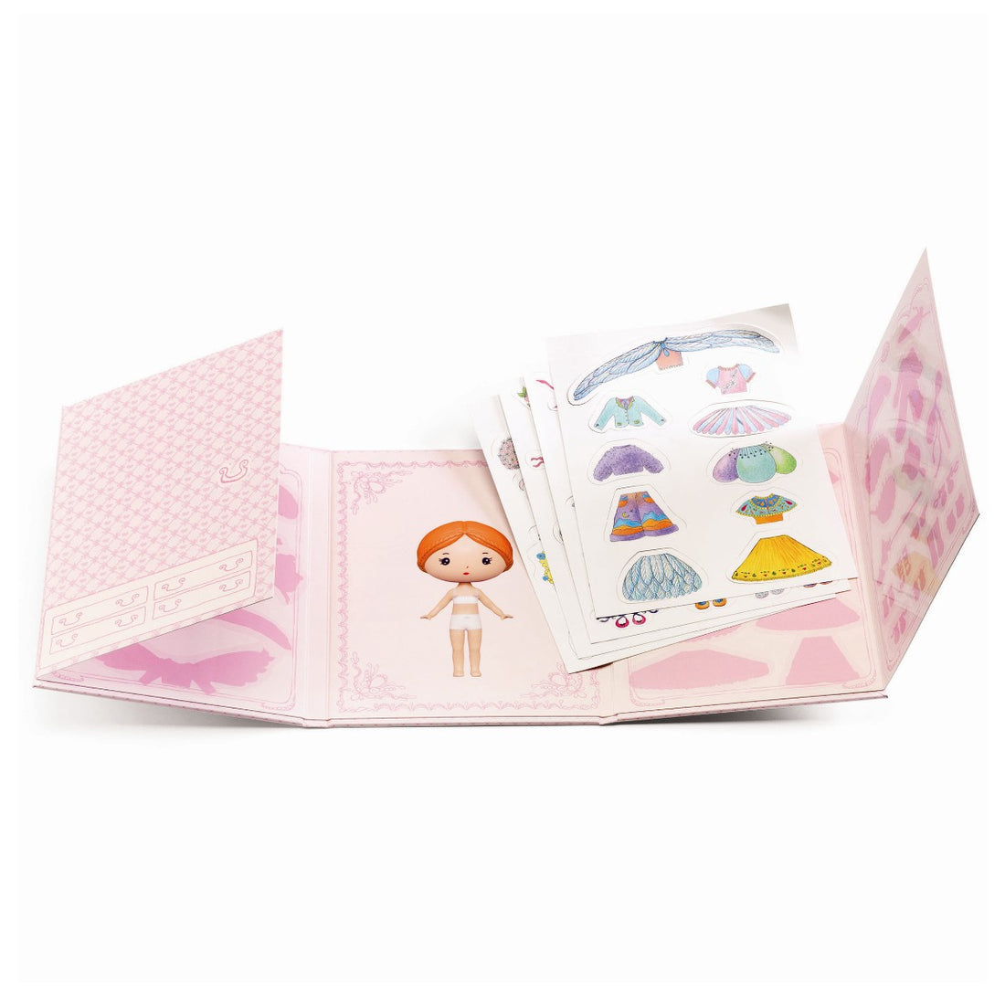 Djeco Tinyly, Miss Lilyruby - Genanvendelige stickers
