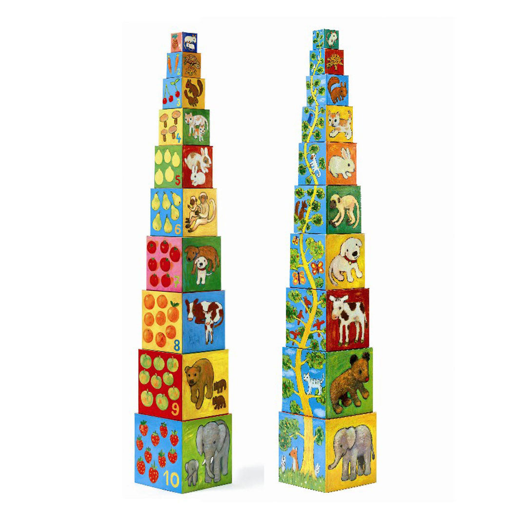 Djeco stabelklodser, Natur