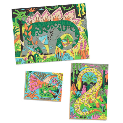 Djeco Kreativ färgläggning, Dino