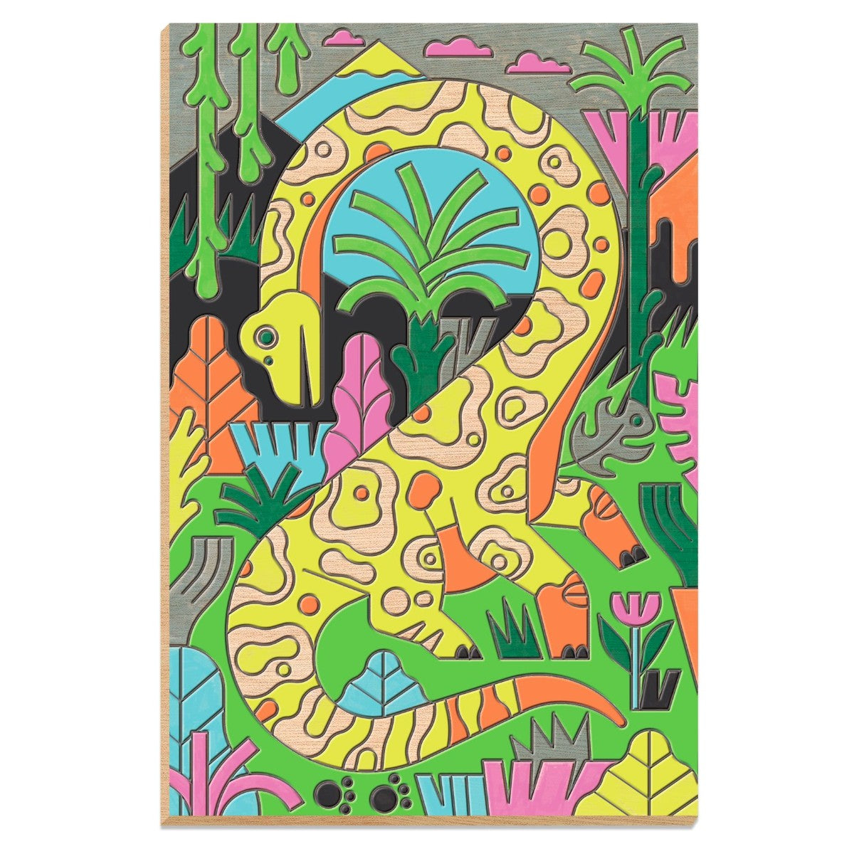 Djeco Kreativ färgläggning, Dino