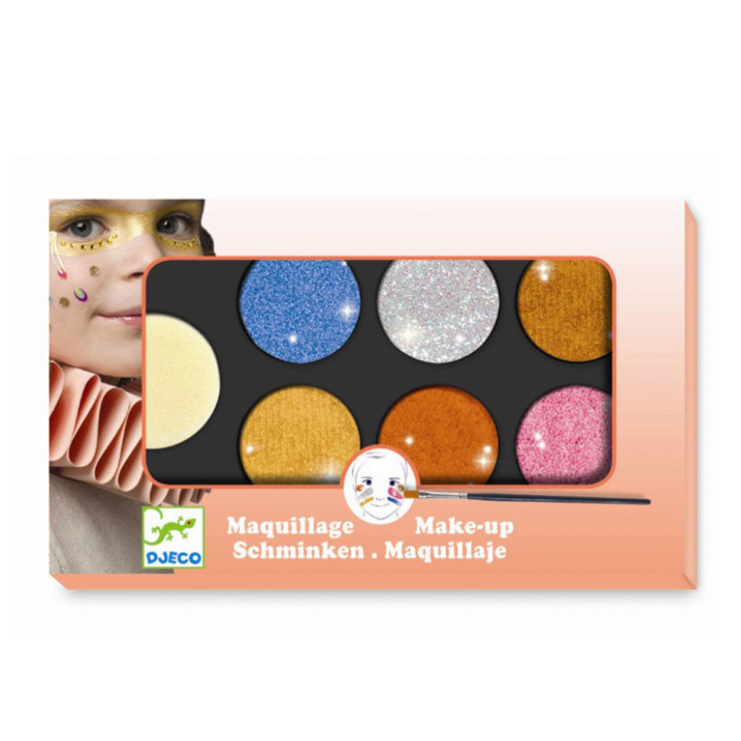 Djeco ansigtsmaling pallet, Metallic
