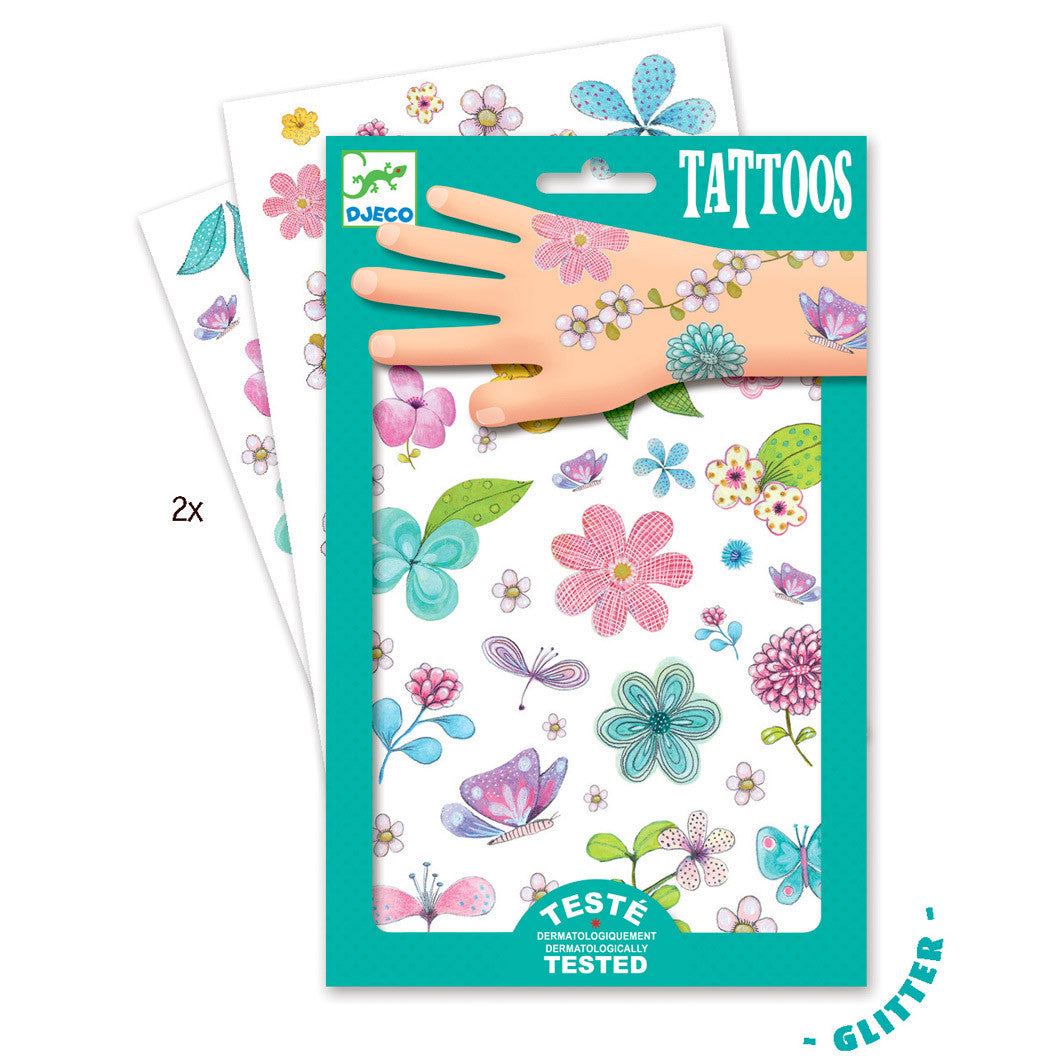 Djeco tatueringar, blommor
