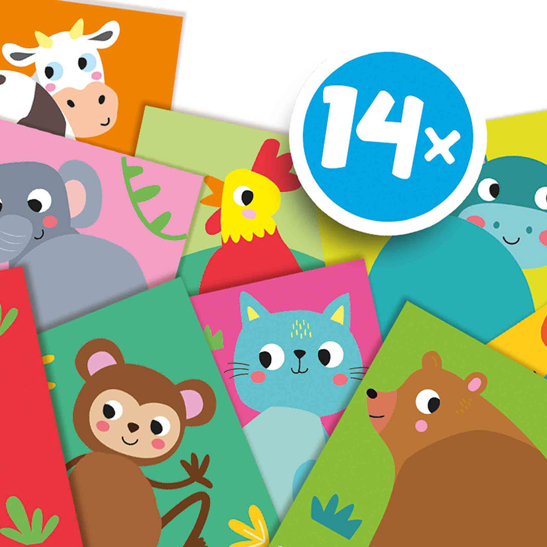 SES Creative Mitt första kreativa set, Djurens svansar - Från 1–4 år