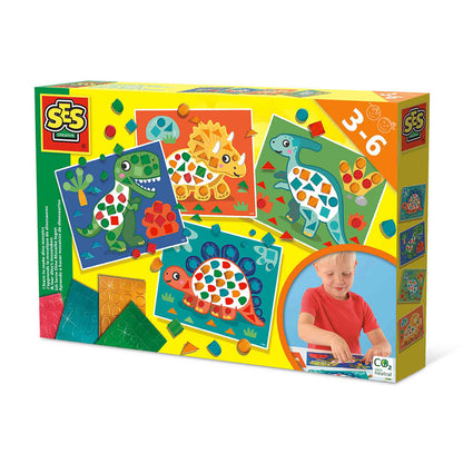 SES Creative Lär dig skapa mosaik, Dinosaurier