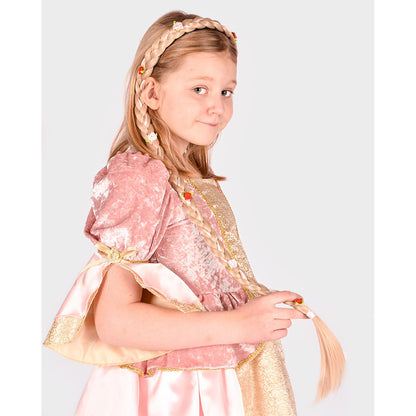 Den goda Fen, Utklädningstillbehör - Rapunzel fläta, 75 cm - Blond