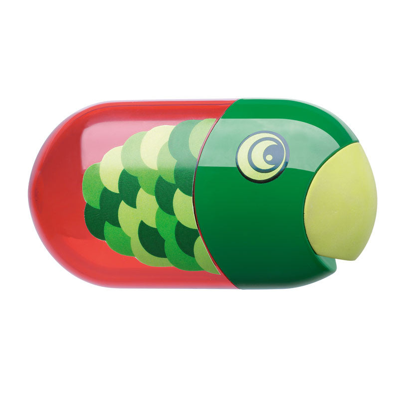 Faber-Castell, dobbelt blyantspidser - fisk