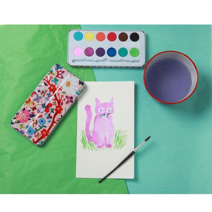 Färgläggning, 12 st - Butterflies