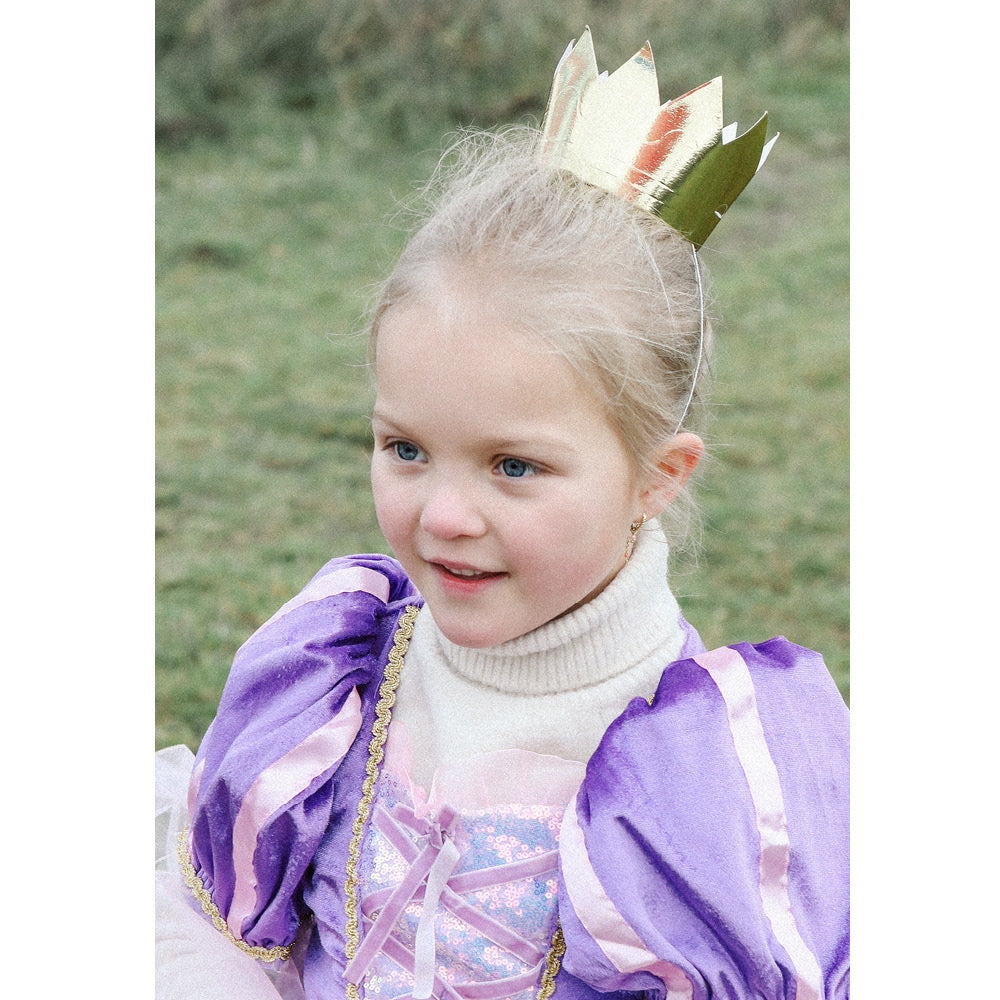 Dronningekrone i pap för Fastelavn