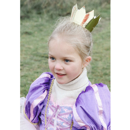 Dronningekrone i pap för Fastelavn