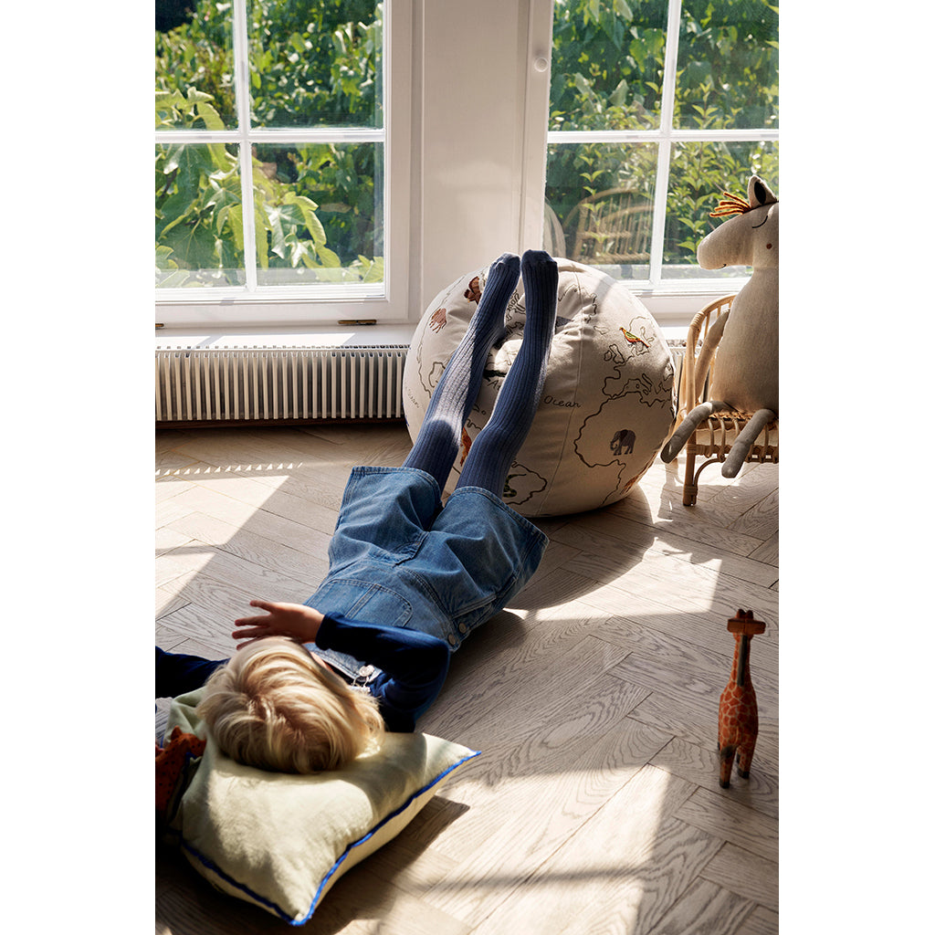 ferm Living puff, World - off-white