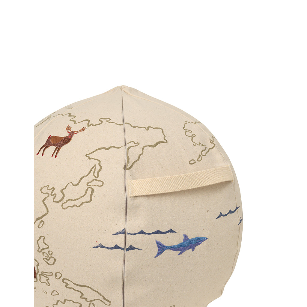 ferm Living puff, World - off-white