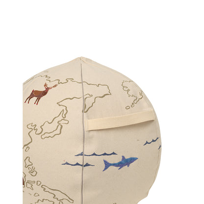 ferm Living puff, World - off-white