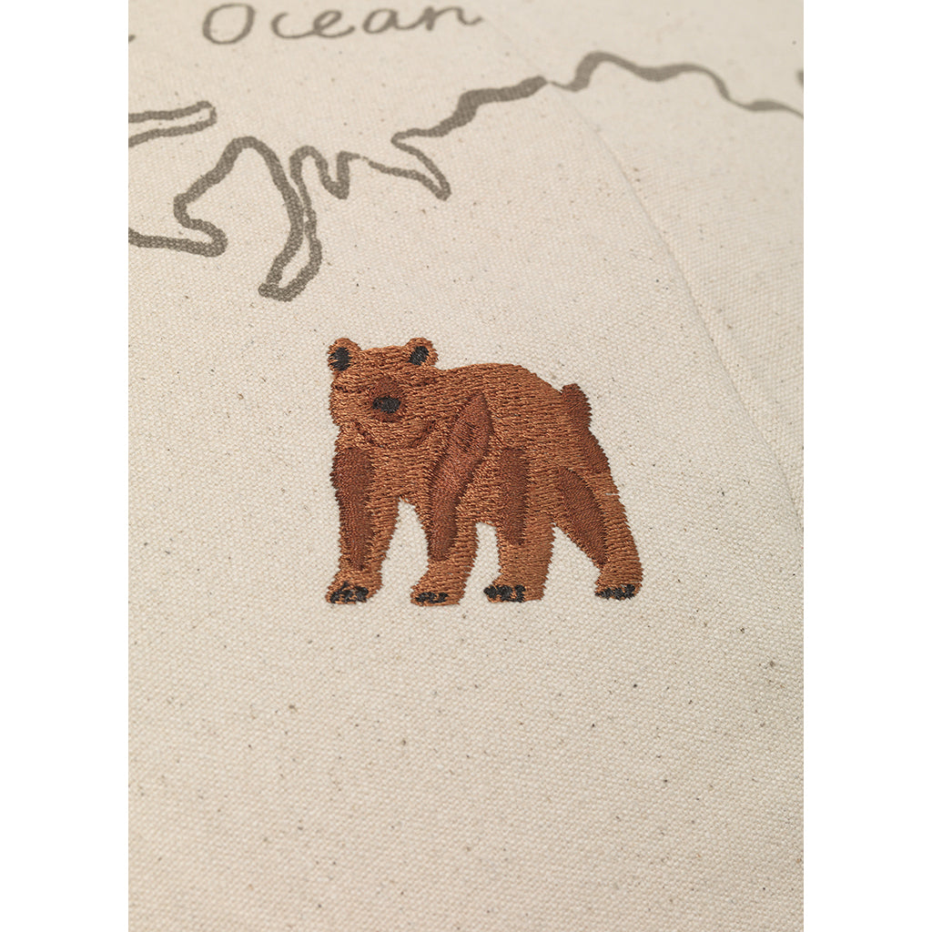 ferm Living puff, World - off-white