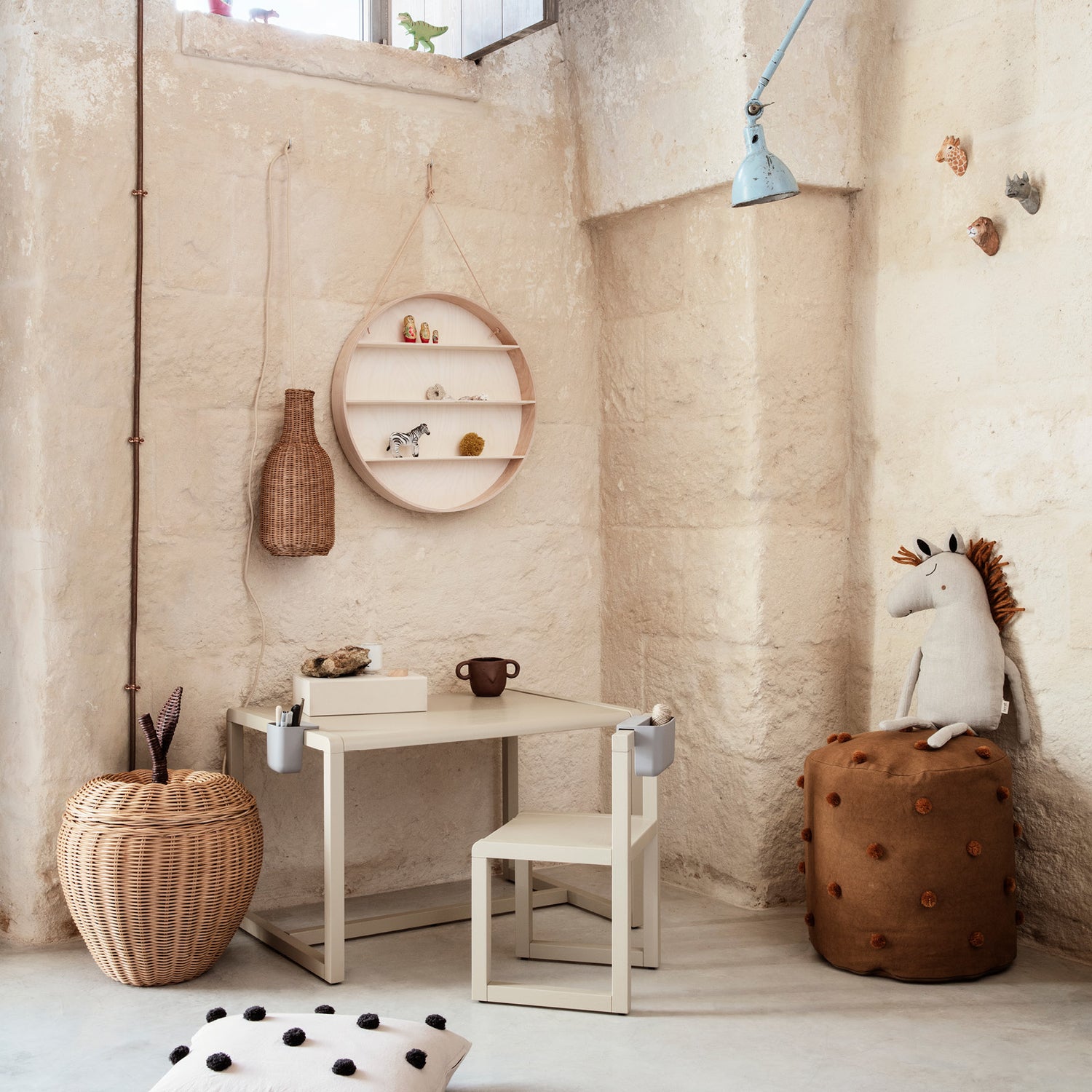 ferm Living barnstol, Little Architect Chair - cashmere