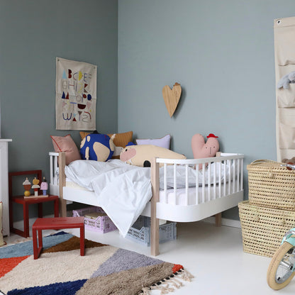 Bonton flätkorg med lock och handtag