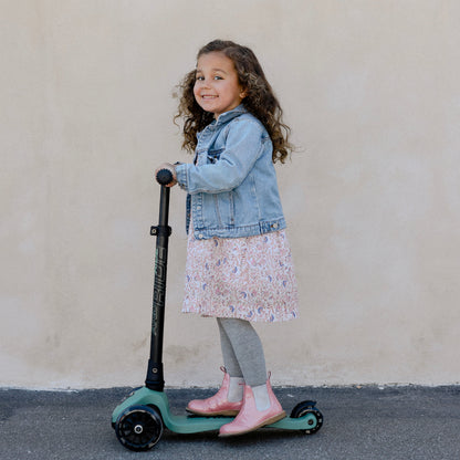 Scoot and Ride Highway Kick 3, sparkcykel - LED Forest