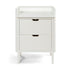 Sebra puslebord i træ, 2-i-1 design m. skuffer - Classic white