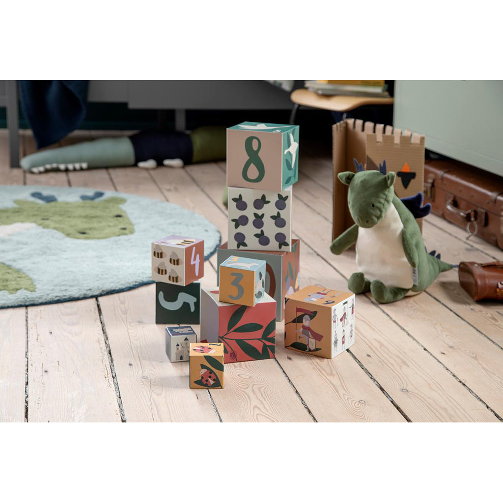 Sebra stapelklossar, 10 st. Pixie/Dragon