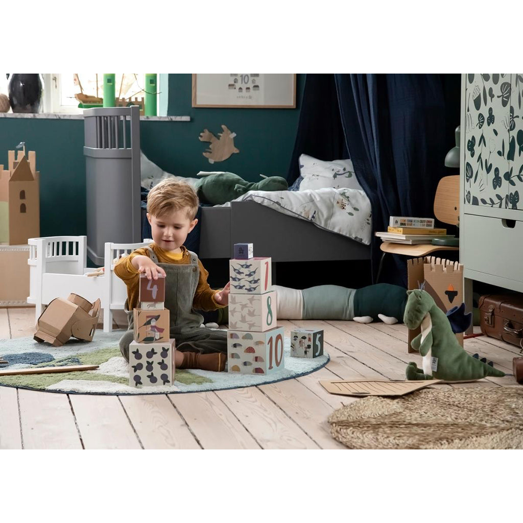 Sebra stapelklossar, 10 st. Pixie/Dragon