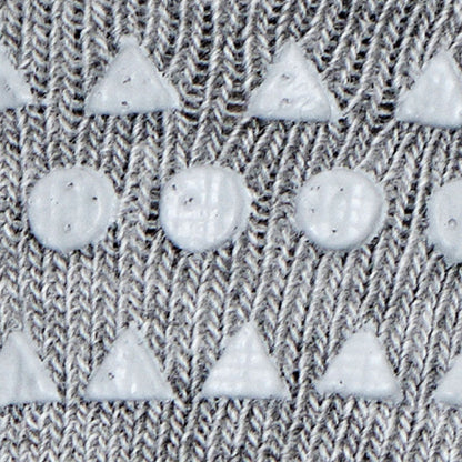 GoBabyGo halkfria strumpor med gummidubb, gråmelerade