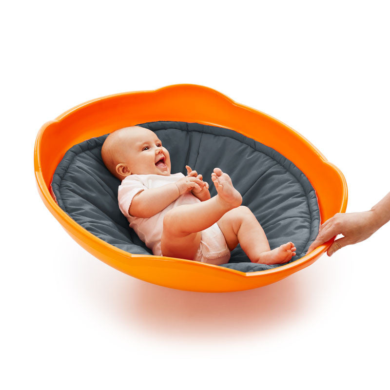 Gonge pude til mini top, mørkegrå