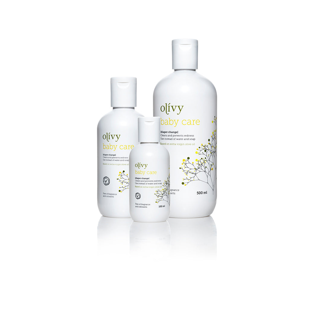 Olivy Baby Care för blöjbyte, 250 ml.