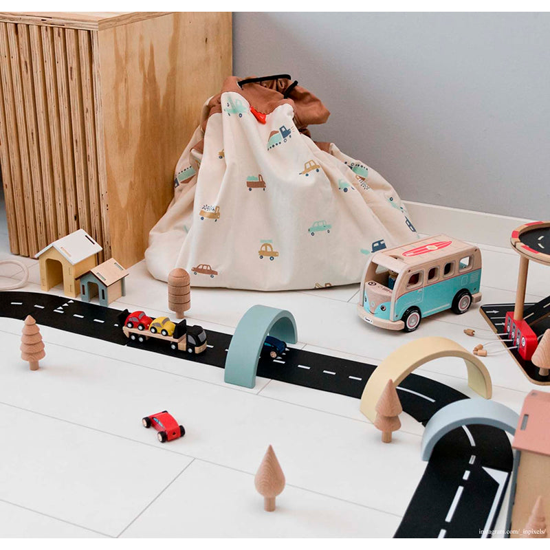 Play&amp;Go Två-i-ett matta, Big cars