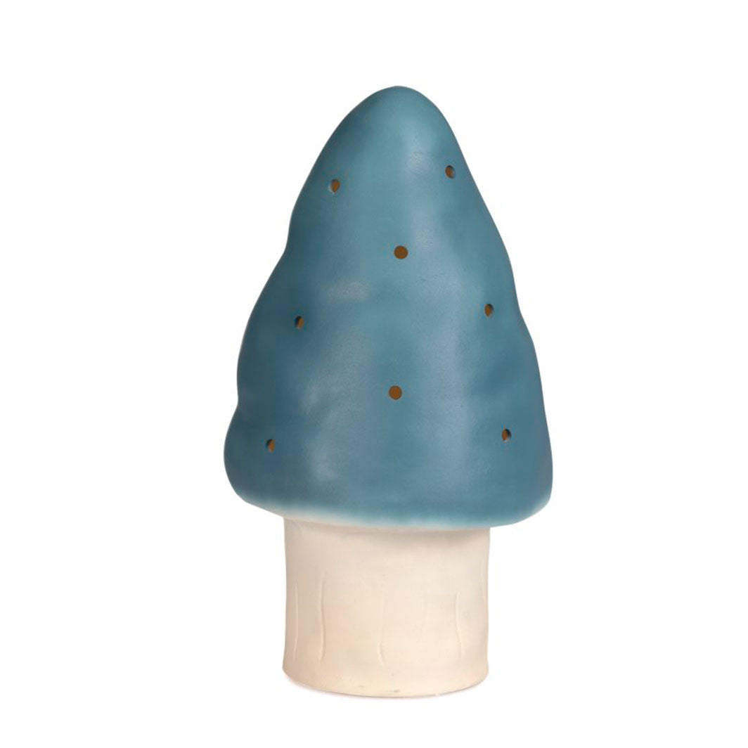 Svampelampe, lille paddehat m. LED lys - jeans