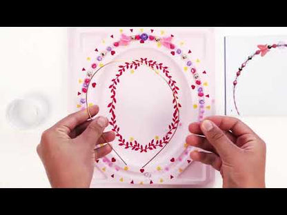 Djeco kreativ låda, vackra hårbågar