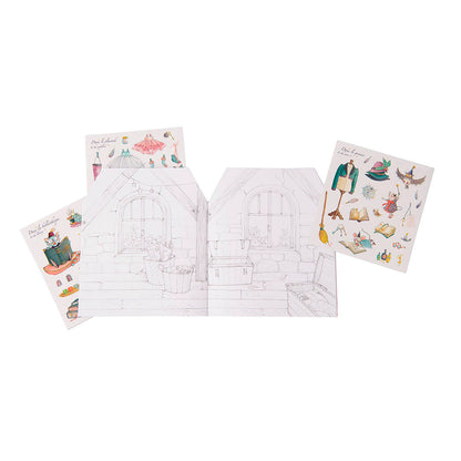 Moulin Roty klistermärkesbok, Hus