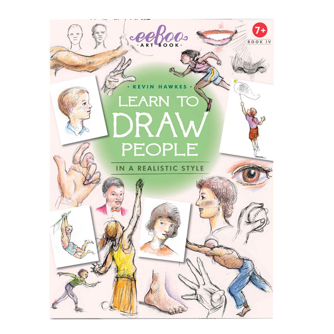 Artbook, lær at tegne mennesker - for børn fra 7 år