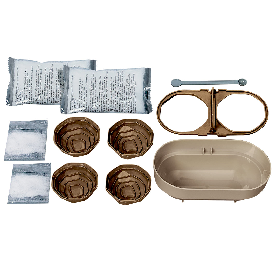 KidzLabs, experimentset, Geode Crystal Growing, Skapa dina egna kristaller - Från 8 år