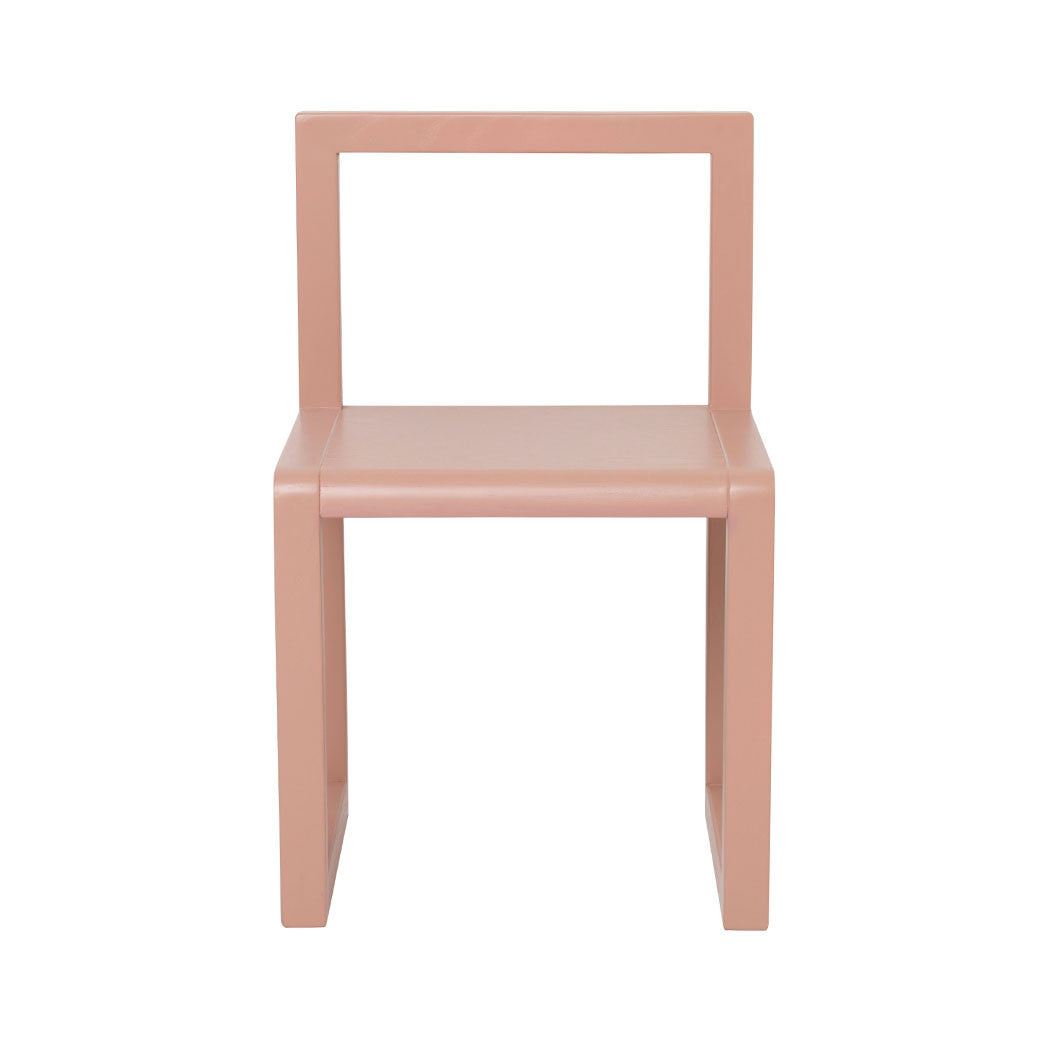ferm Living børnestol, Little Architect Chair - rose - vist forfra