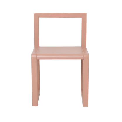 ferm Living børnestol, Little Architect Chair - rose - vist forfra