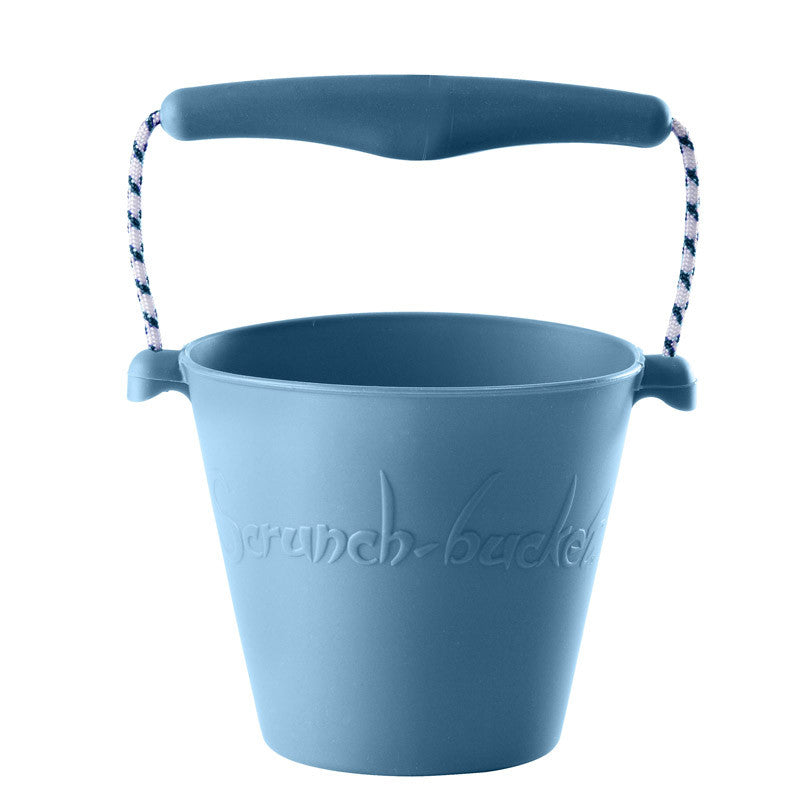 Scrunch-bucket, mjuk vikbar hink - duck egg blue