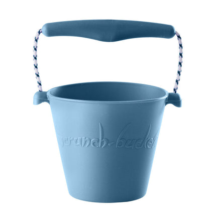 Scrunch-bucket, mjuk vikbar hink - duck egg blue