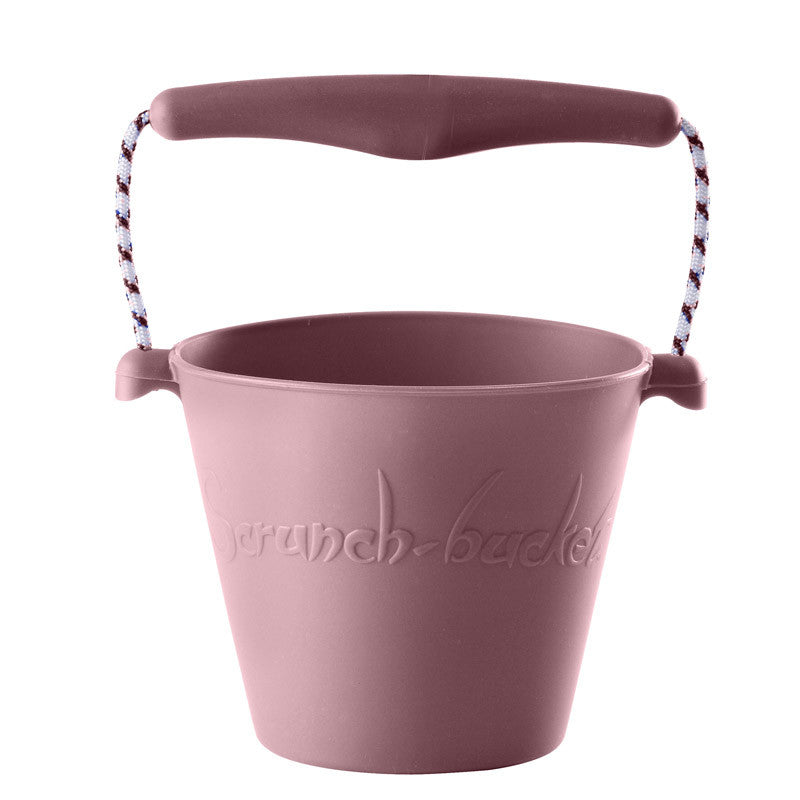 Scrunch-bucket, mjuk vikbar hink - dusty rose