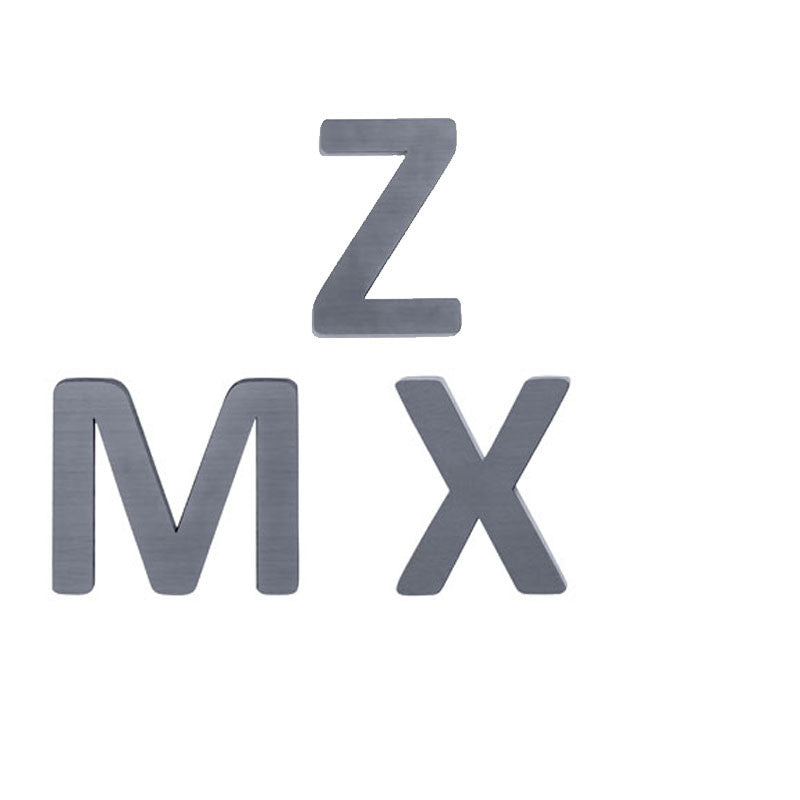 Bokstäver i trä, A - Ö - grå - produkten utgår