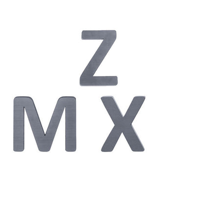 Bokstäver i trä, A - Ö - grå - produkten utgår