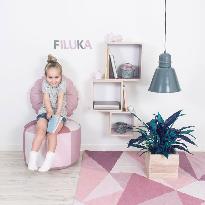 Bokstäver i trä, A - Ö - pastell flicka - produkten utgår