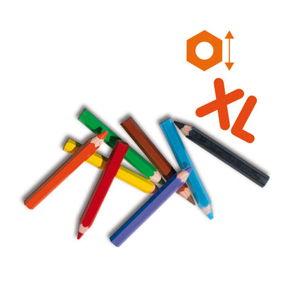 SES Creative Färgpennor, Mina första färgpennor - 8 st.