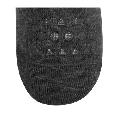 GoBabyGo kravlbyxor med halkskydd, mörkgrå melange