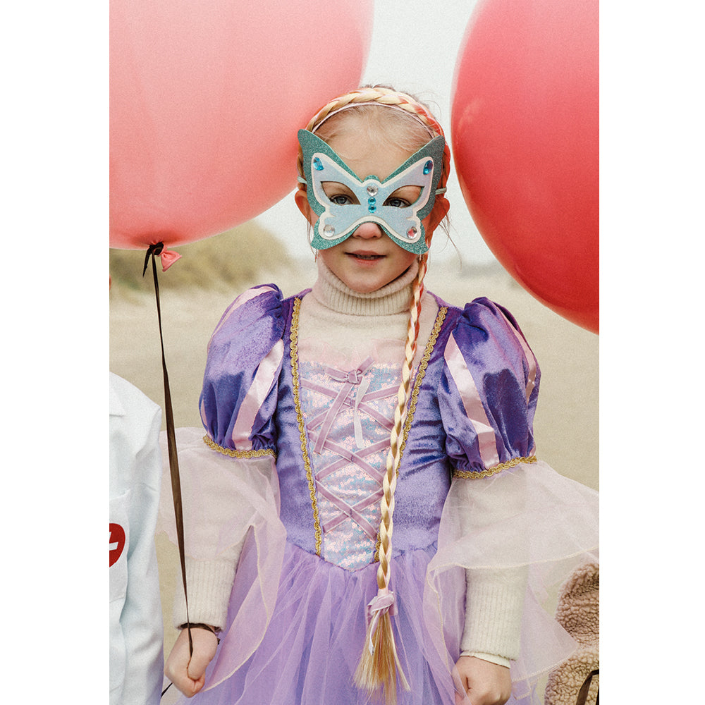 Den goda Fen, Prinsessklänning, Rapunzel - Str. 2-8 år