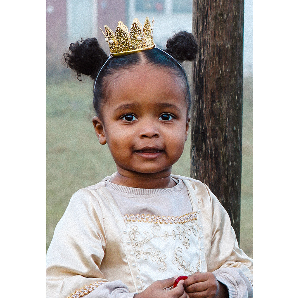 Den goda Fen, Prinsesskrona i metall med pärlor